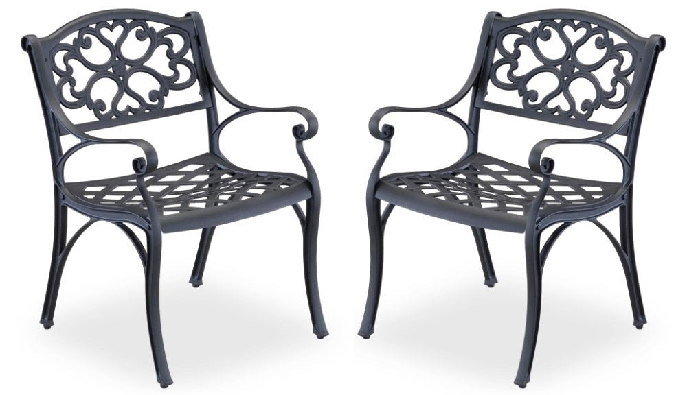 Homestyles Furniture - Sanibel Black Chair (Set of 2) - 6654-80 veiw 1