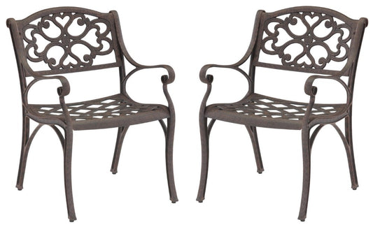 Homestyles Furniture - Sanibel Brown Chair (Set of 2) - 6655-80 veiw 2