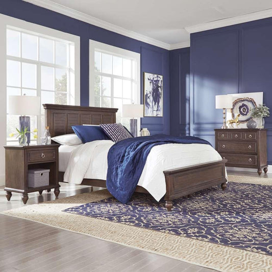 Homestyles - Southport Brown Queen Bed with Nightstand and Chest - 5503-5021 veiw 2