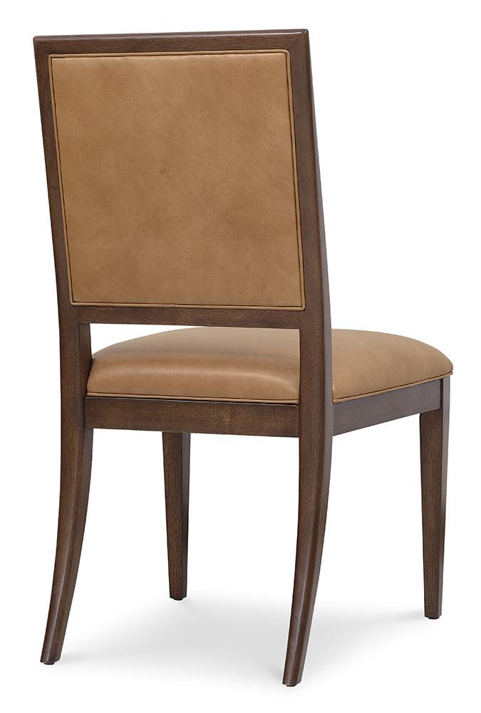 Hooker Furniture - Archives Leather Side Chair in Brown (Set of 2) - 6123-75710-89 veiw 3