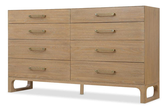 Hooker Furniture- Banyon Bay Eight Drawer Dresser in Light Wood - 6081-90202-82 veiw 2