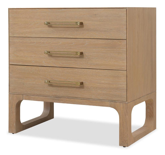 Hooker Furniture- Banyon Bay Three Drawer Nightstand in Light Wood - 6081-90016-82 veiw 2