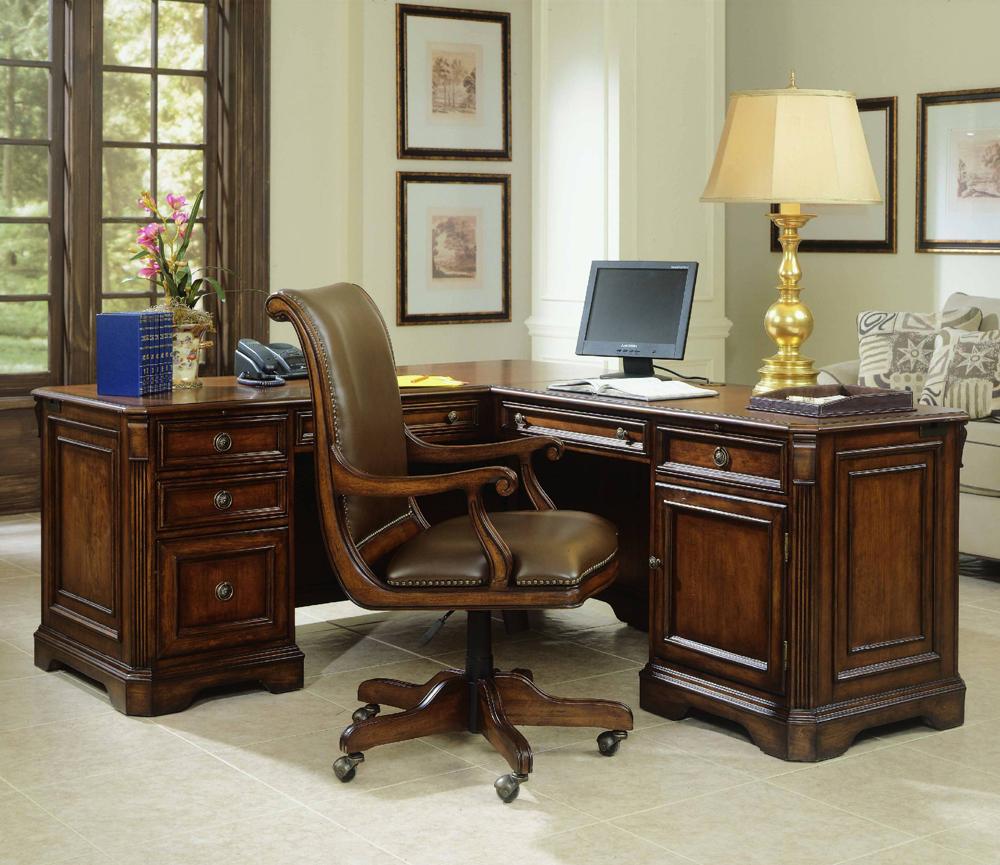 Hooker Furniture - Brookhaven Executive L Right Return - 281-10-453 veiw 1