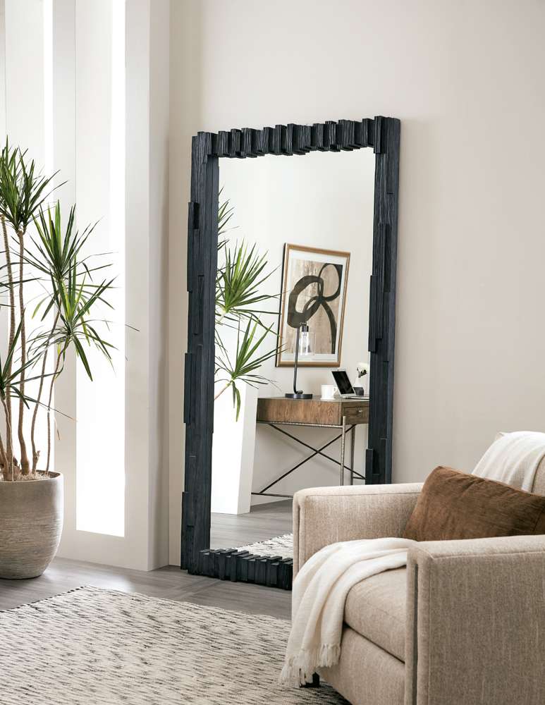 Hooker Furniture - Chapman Shou Sugi Ban Floor Mirror - 6033-50002-99 veiw 2