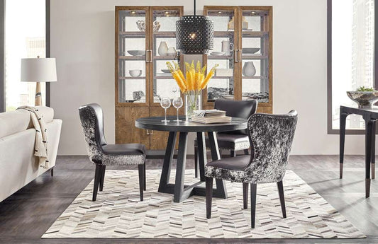 Hooker Furniture - Chapman Shou Sugi Ban Petite Round Dining Table - 6033-75201-99 veiw 2
