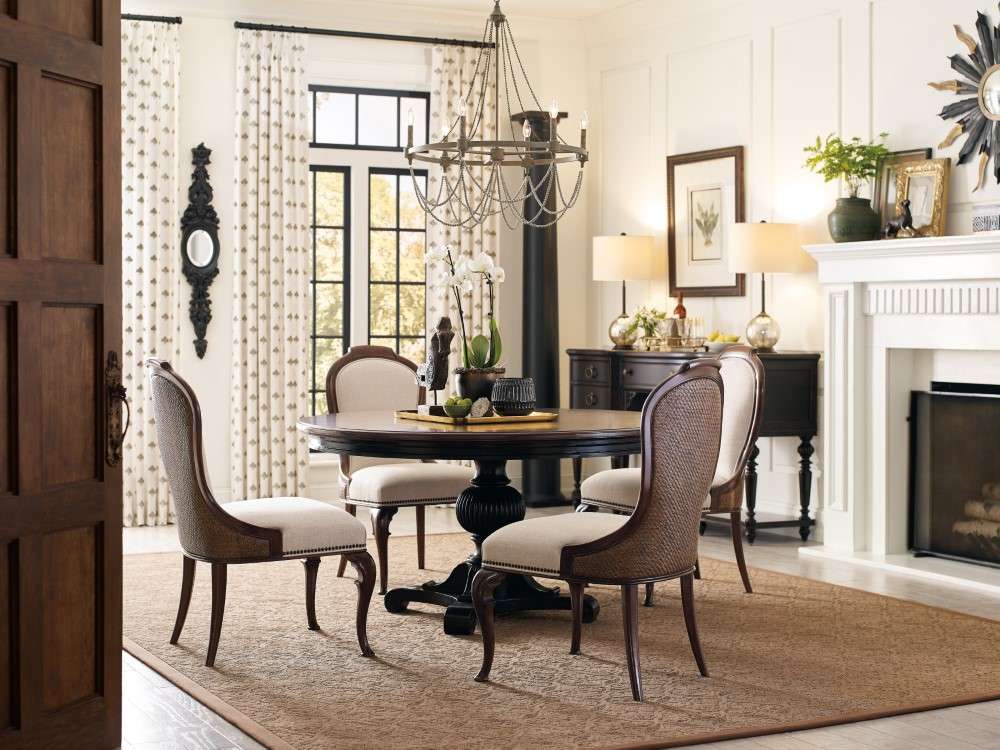 Hooker Furniture - Charleston Round Pedestal Dining Table w/1-20in leaf - 6750-75203-00 veiw 6