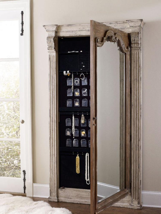Hooker Furniture - Chatelet Floor Mirror w/Jewelry Armoire Storage - 5351-50003 veiw 2