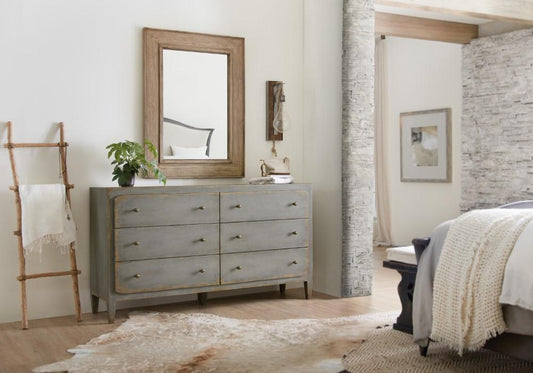 Hooker Furniture - Ciao Bella Six - Drawer Dresser - Speckled Gray - 5805-90002-95 veiw 2