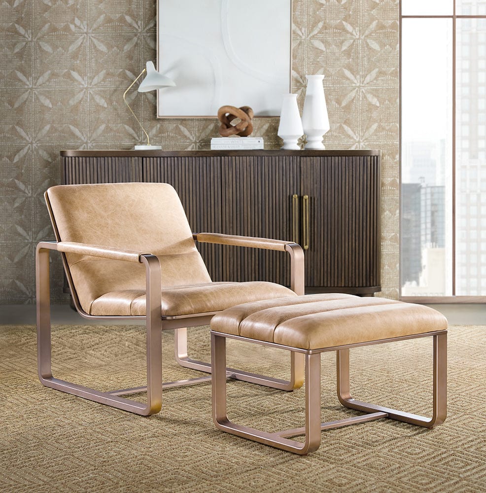 Hooker Furniture - Cooper Ottoman - Brown - CC900-OT-081 view 6