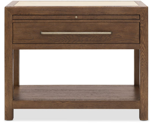 Hooker Furniture - Driftwood One-Drawer Nightstand with Stone - 6820-90216-85 view 2
