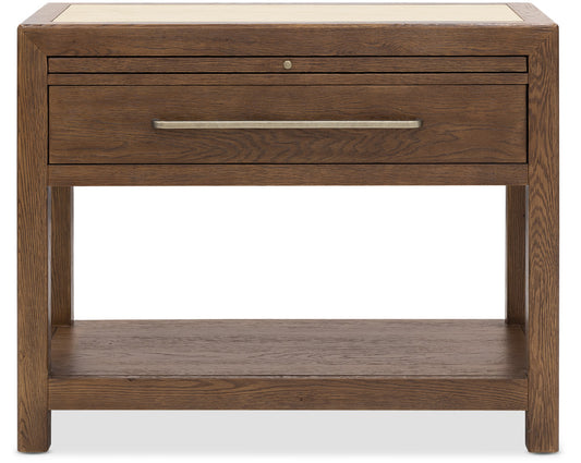 Hooker Furniture - Driftwood One-Drawer Nightstand with Stone - 6820-90216-85 view 2