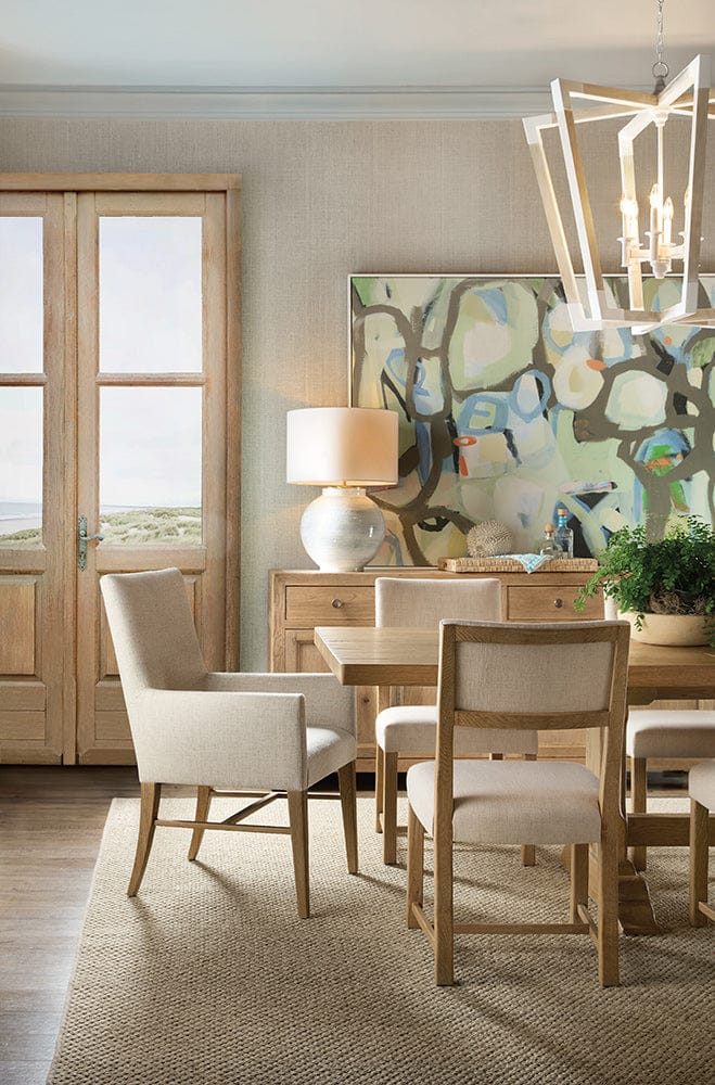 Hooker Furniture - Driftwood Rectangle Dining Table with Two 20-inch Leaves - Light Wood - 6820-75200-80 view 8