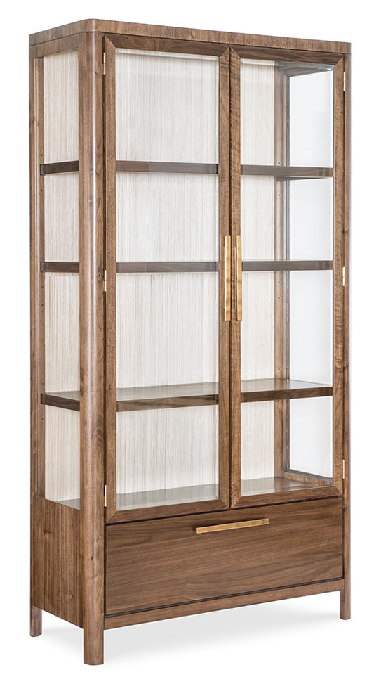 Hooker Furniture - Eleana Display Cabinet - Medium Wood - 7252-75906-85 view 2