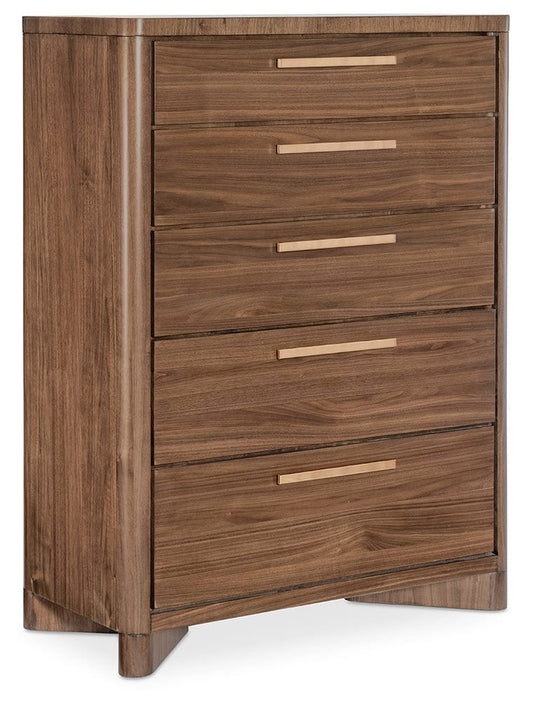 Hooker Furniture - Eleana Five Drawer Chest - Medium Wood - 7252-90010-85 view 2