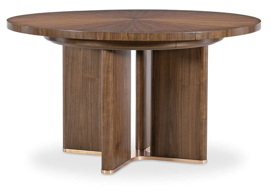 Hooker Furniture - Eleana Round Dining Table with One 20-inch Leaf - Medium Wood - 7252-75203-85 view 2