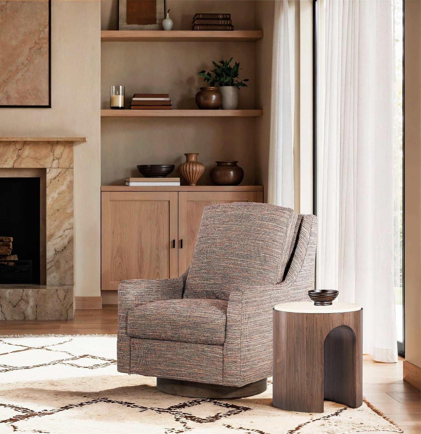 Hooker Furniture - Eleana Round End Table - Medium Wood - 7252-80116-85 view 7