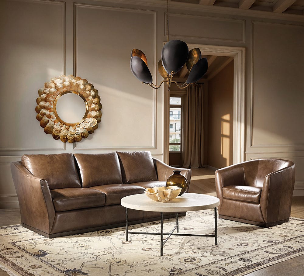 Hooker Furniture - Fairfax Stationary Sofa - Brown - SS225-03-086 view 8