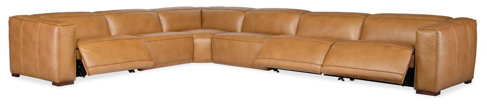 Hooker Furniture - Fresco 6 Seat Power Recline Sectional - SS404-6PC3-080 veiw 4