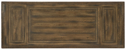Hooker Furniture - Hill Country Balcones 60in Friendship Table w/2-12in Leaves - 5960-75206-BRN veiw 2