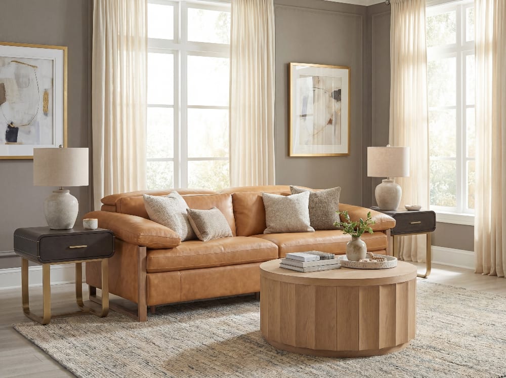 Hooker Furniture - Jericho Power Sofa with Power Headrest - Brown - SS461-PH025-087 view 9