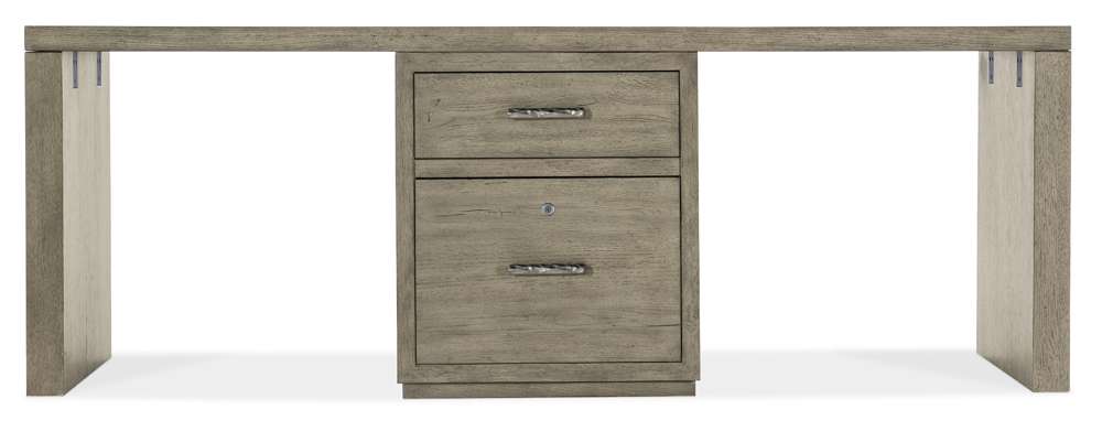 Hooker Furniture - Linville Falls 84in Desk with One Centered File - 6150-10914-85 veiw 3