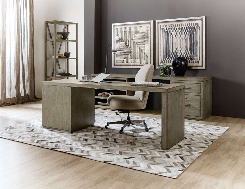 Hooker Furniture - Linville Falls 84in Desk with One File - 6150-10915-85 veiw 4
