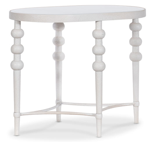 Hooker Furniture - Melange On the Bright Side Oval End Table - Whites/Creams/Beiges - 628-80580-02 view 2