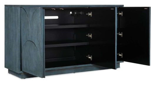 Hooker Furniture - Melange Round Valley Three Door Entertainment Credenza - 628-55052-45 veiw 2