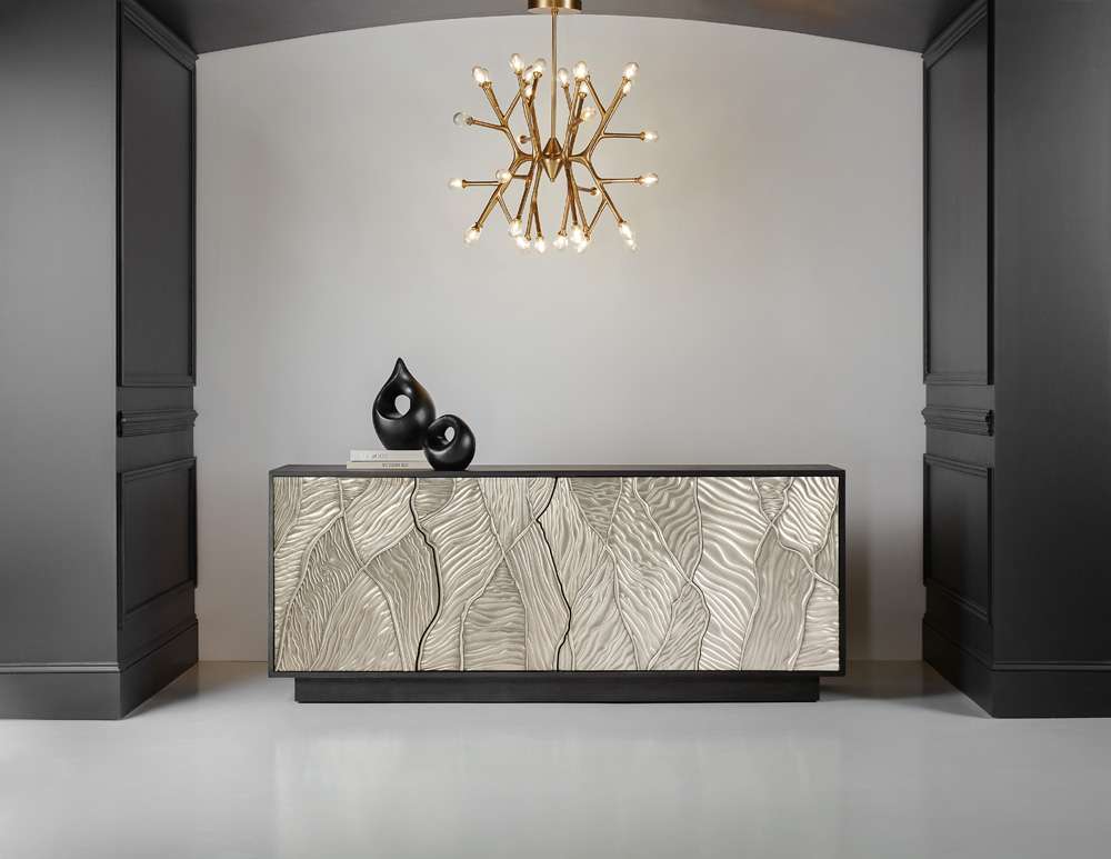 Hooker Furniture - Melange Summit Gorge Entertainment Console - 628-55040-98 veiw 5
