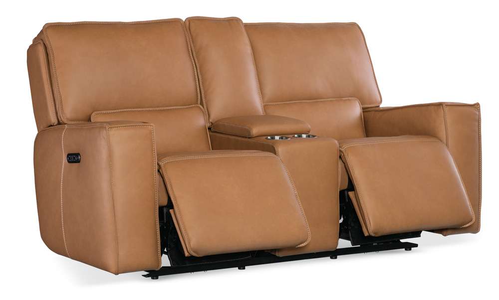 Hooker Furniture - Miles Zero Gravity Power Console Loveseat w/Power Headrest - SS727-PHZC2-084 veiw 4