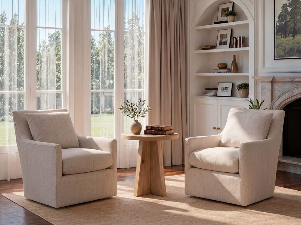 Hooker Furniture - Roake Swivel Chair in Natural - HFCX-1624-009-400558-04 view 7