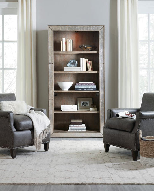 Hooker Furniture - Rustic Glam Bookcase - 1641-10445-LTWD veiw 2