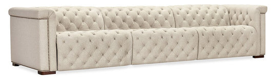 Hooker Furniture - Savion Deux 3 Seat Sofa with Two Power Recliners and Three Power Headrests in Beige - SS435-3PC3-414 veiw 2