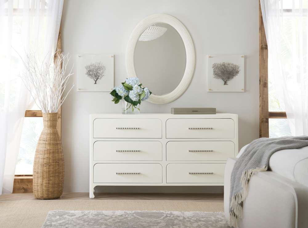 Hooker Furniture - Serenity Amelia Oval Mirror - 6350-90007-04 veiw 3