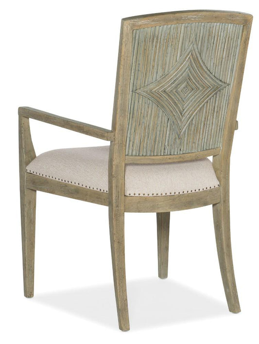 Hooker Furniture - Surfrider Carved Back Arm Chair - 6015-75401-80 veiw 2