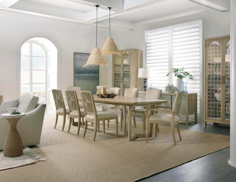 Hooker Furniture - Surfrider Rectangle Dining Table w/2-18in leaves - 6015-75217-80 veiw 8