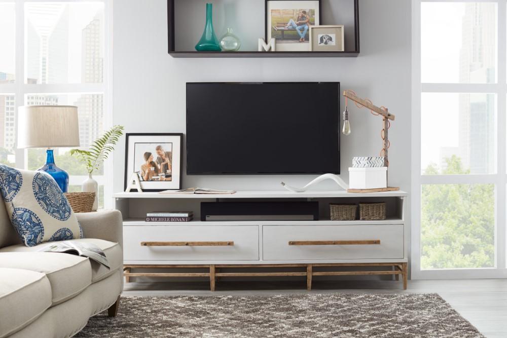Hooker Furniture - Urban Elevation Low Entertainment Console - 1620-55488-WH veiw 3
