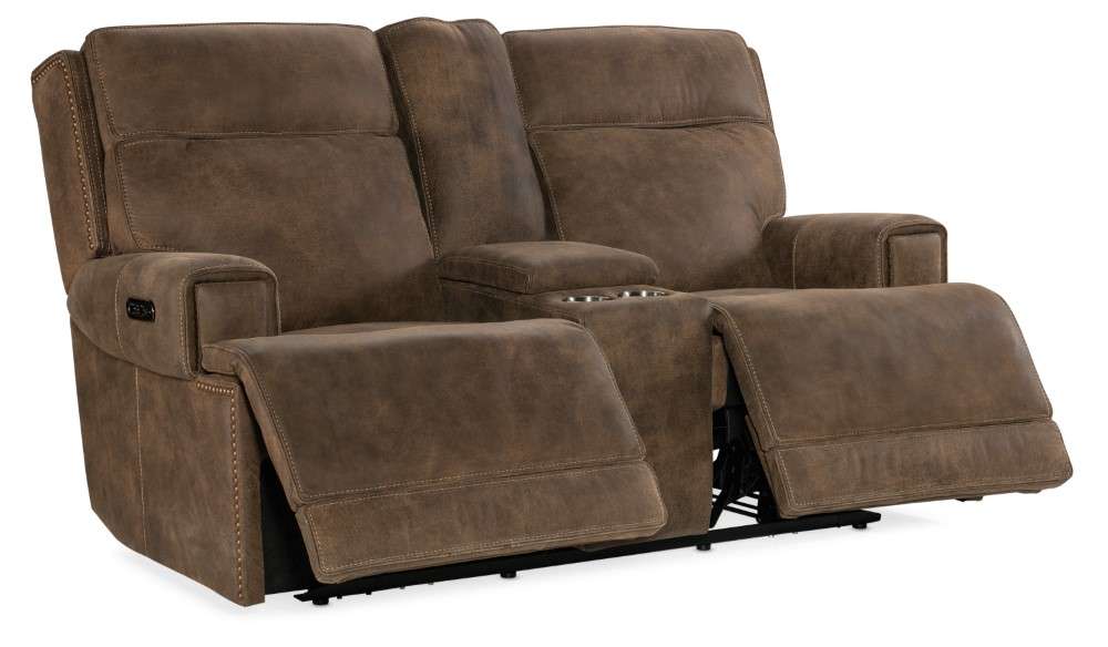 Hooker Furniture - Wheeler Power Console Loveseat with Power Headrest - SS762-PHZC2-085 veiw 5