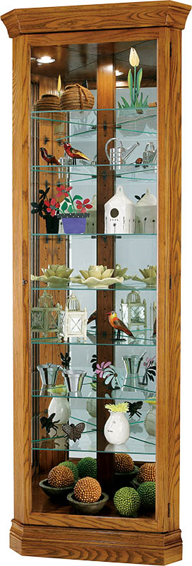 Howard Miller - Dominic Legacy Oak Curio Cabinet - 680485 veiw 1