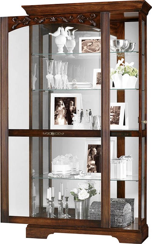Howard Miller - Hartland Hampton Cherry Curio Cabinet - 680445 veiw 2