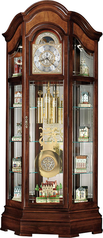 Howard Miller - Majestic II Windsor Cherry Floor Clock - 610939 veiw 1