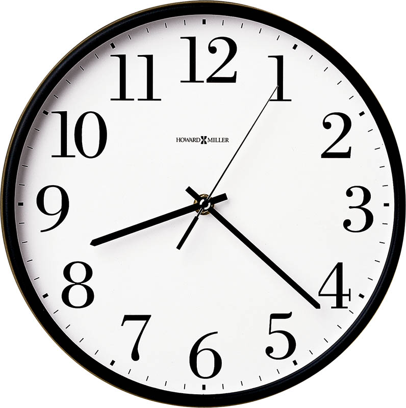 Howard Miller - Office Mate Plastic Wall Clock - 625254 veiw 1