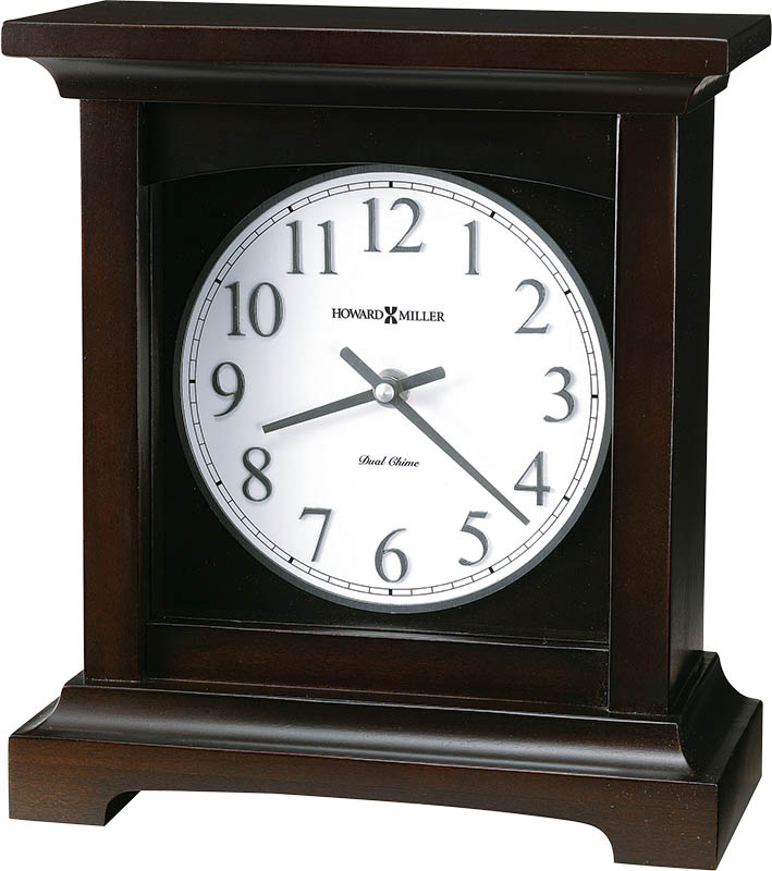 Howard Miller - Urban Mantel II Black Coffee Mantel Clock - 630246 veiw 1