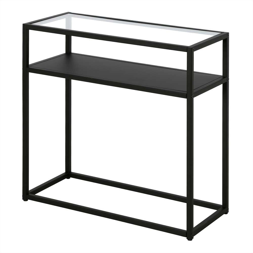 Hudson & Canal - Ada 24in Wide Rectangular Side Table in Blackened Bronze - ST1318 veiw 4