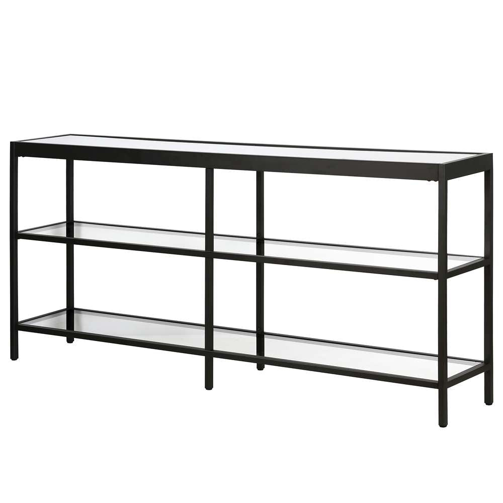 Hudson & Canal - Alexis 64in Wide Rectangular Console Table in Blackened Bronze - AT0591 veiw 4