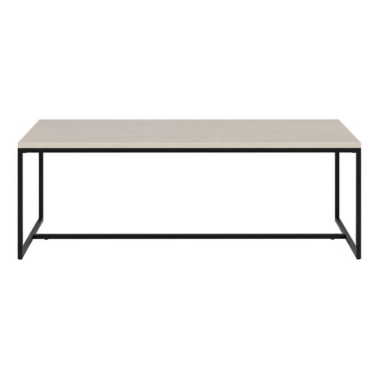 Hudson & Canal - Boone 47in Wide Rectangular Coffee Table in Alder White - CT2100 veiw 2