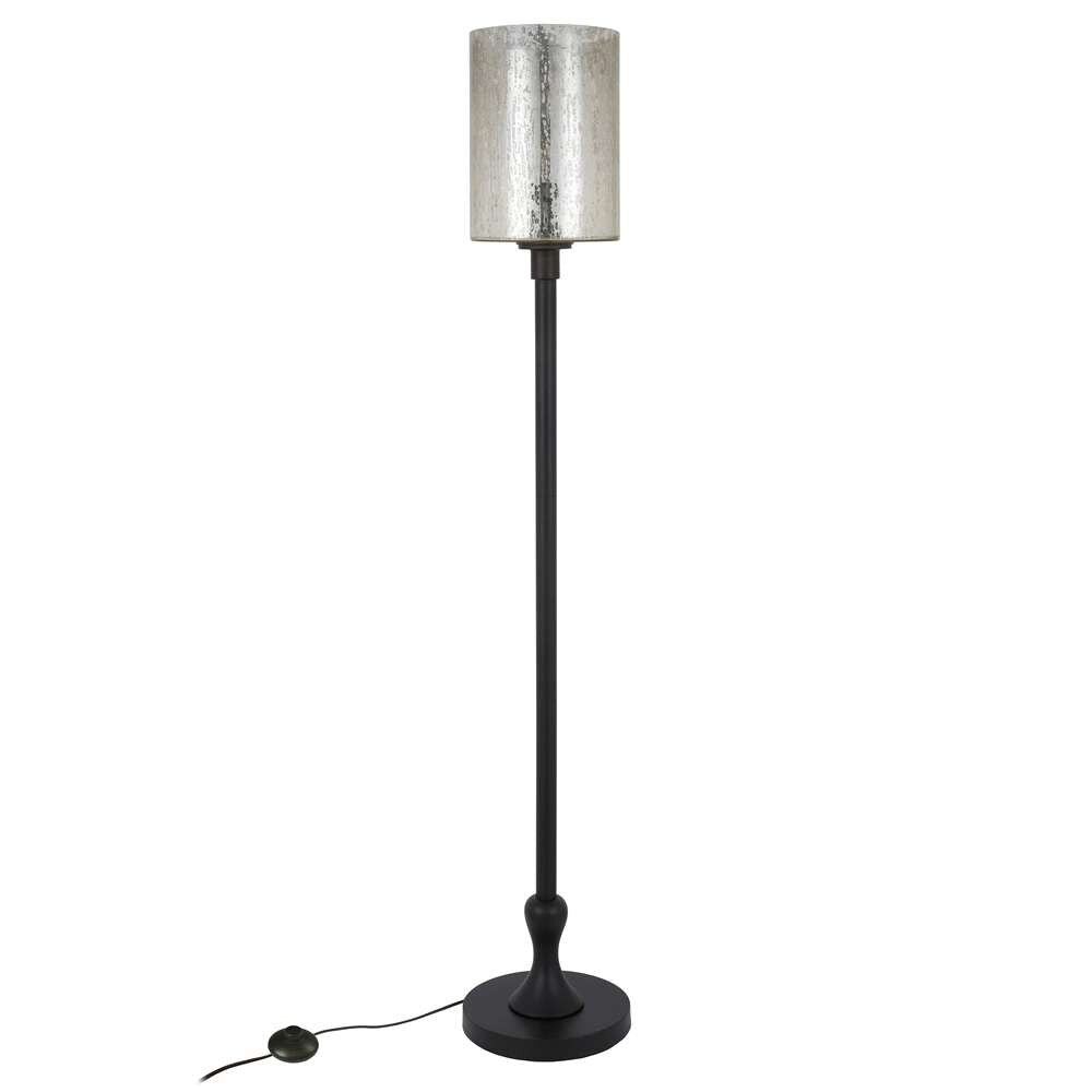 Hudson & Canal - Numit 68.75in Tall Floor Lamp with Glass Shade in Blackened Bronze/Mercury Glass - FL0012 veiw 3