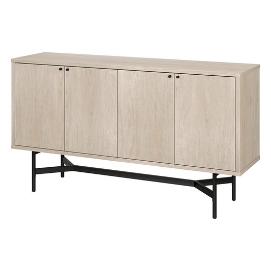 Hudson & Canal - Richmond 58in Wide Rectangular Buffet Table in Alder White - BF2269 veiw 3