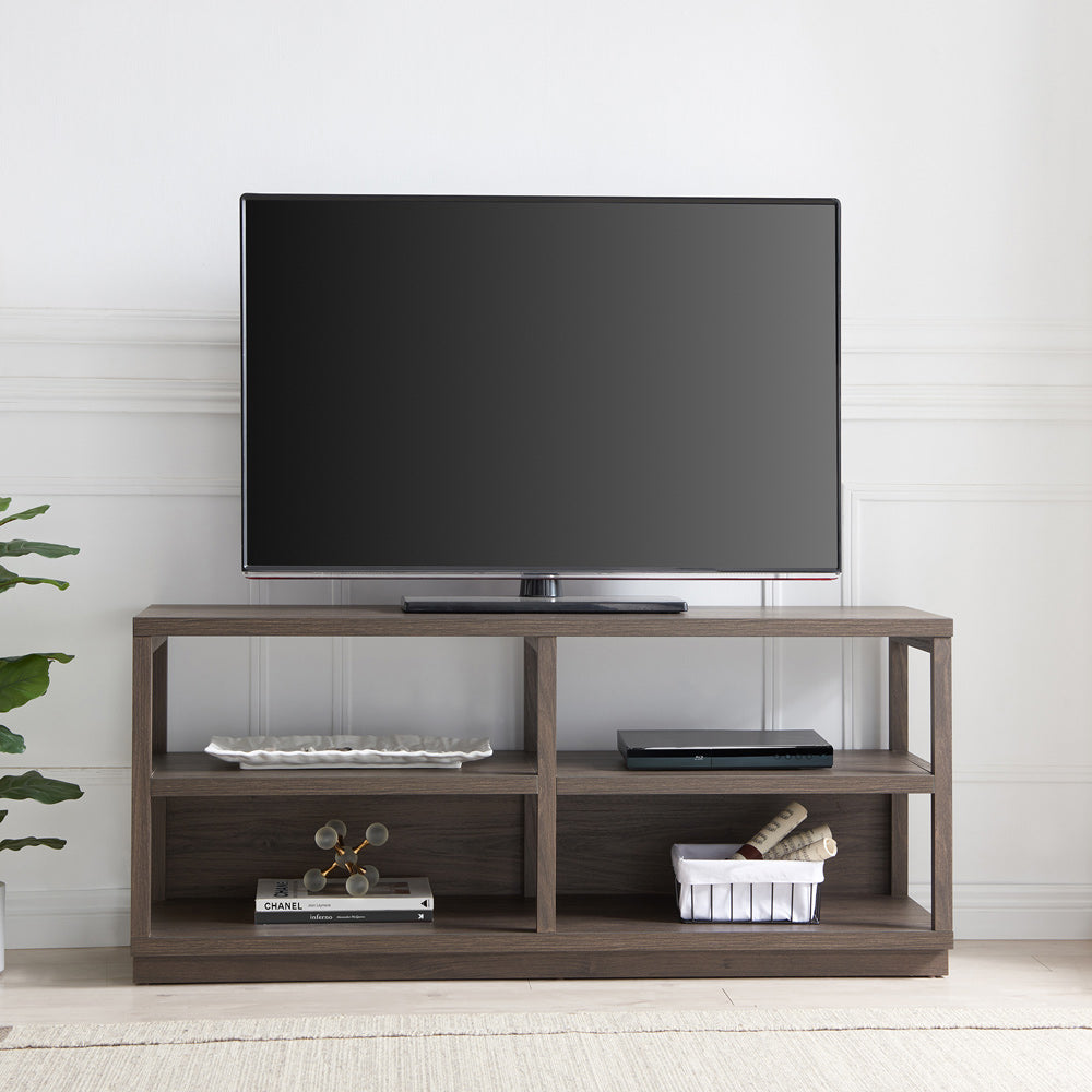 Hudson & Canal - Thalia Rectangular TV Stand for TVs up to 60in in Alder Brown - TV1268