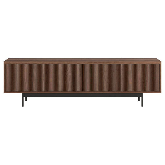 Hudson & Canal - Whitman Rectangular TV Stand for TVs up to 75in in Satin Walnut - TV2282 veiw 2
